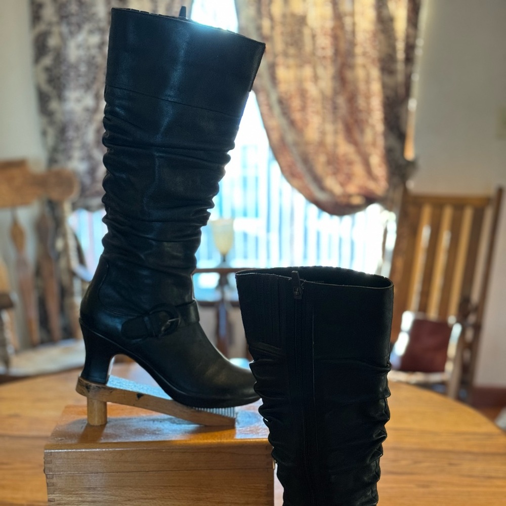 Dansko heeled knee high boots